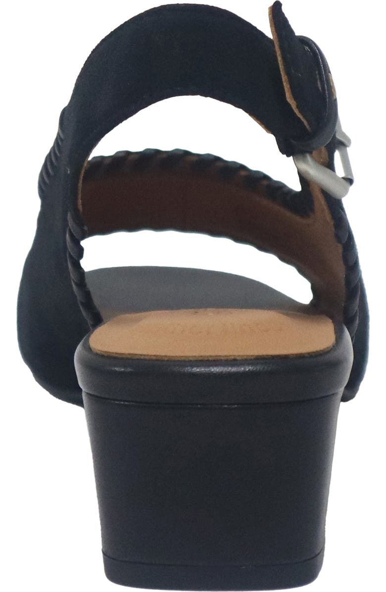 Gentle Souls Samarra Slingback Sandal, Alternate, color, Black Suede