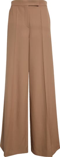 Max Mara Ninfa Virgin Wool Ultra Wide Leg Pants | Nordstrom