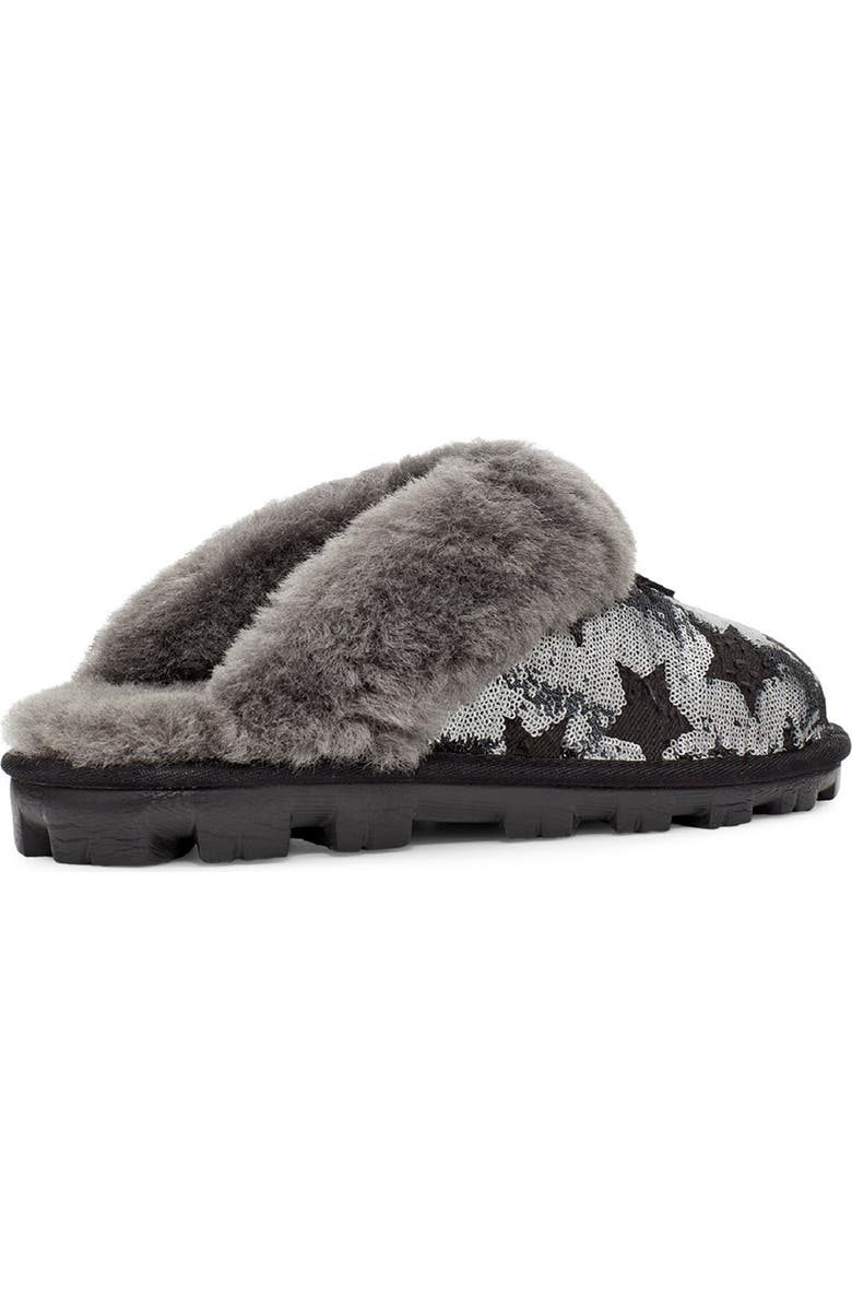 UGG<sup>®</sup> Sequin Stars Genuine Shearling Slipper, Alternate, color,