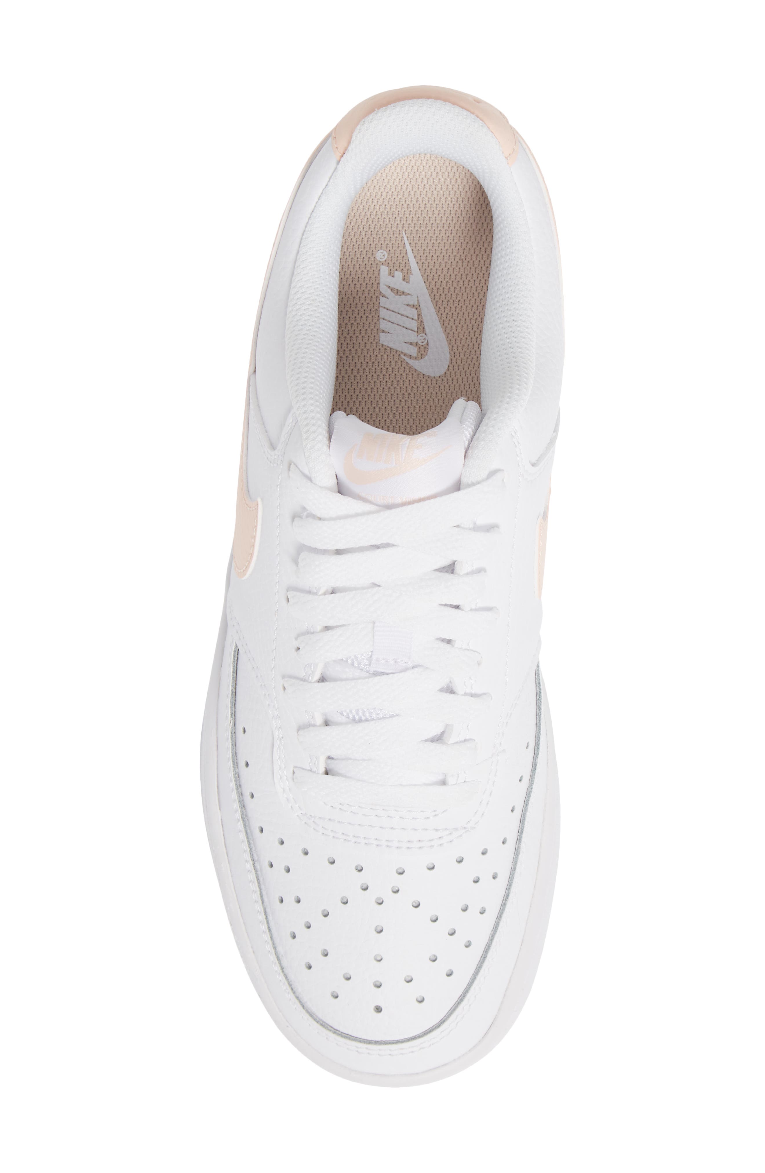 Court Vision Low Sneaker, Alternate, color, 105 WHITE/WSHCRL