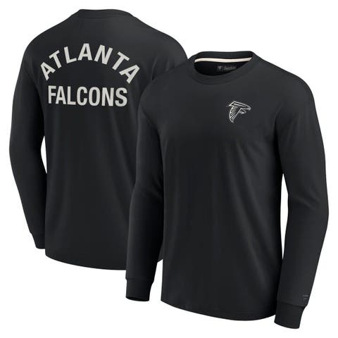 Unisex Fanatics Signature Black Atlanta Falcons Elements Super Soft Long Sleeve T-Shirt