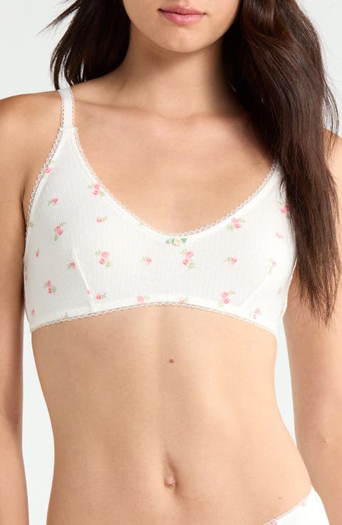 Sleepover Stretch Cotton Bralette