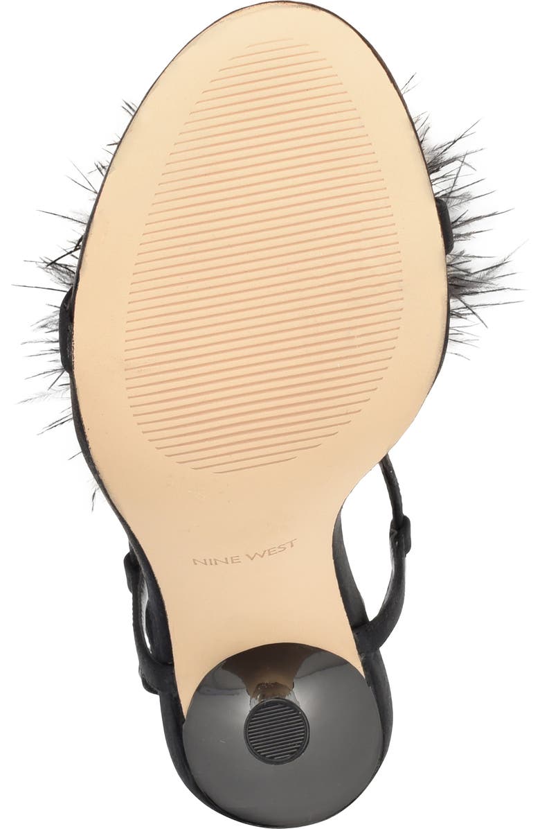 Nine West Million Feather Sandal, Alternate, color,