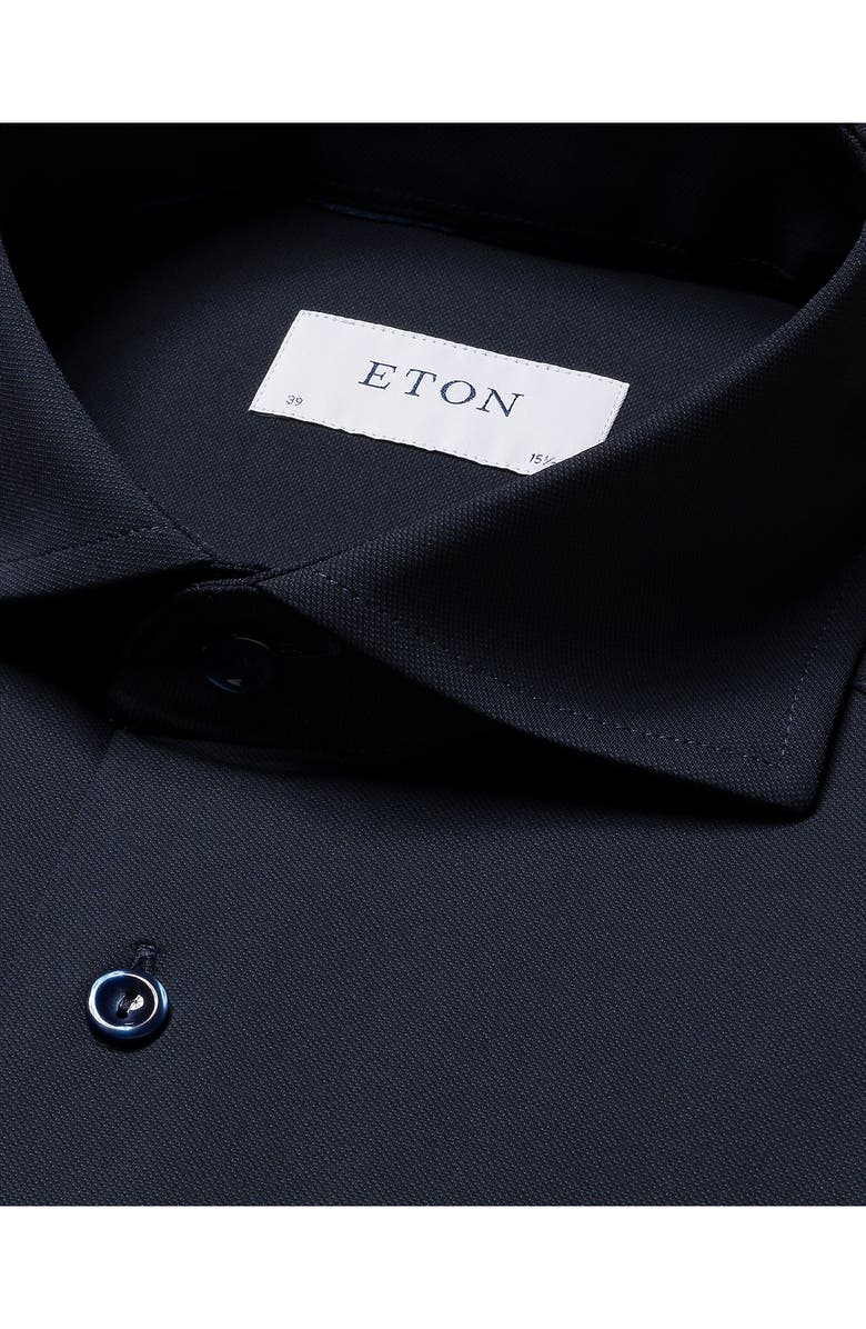 Eton Slim Fit 4-Way Stretch Cotton Dress Shirt, Alternate, color,