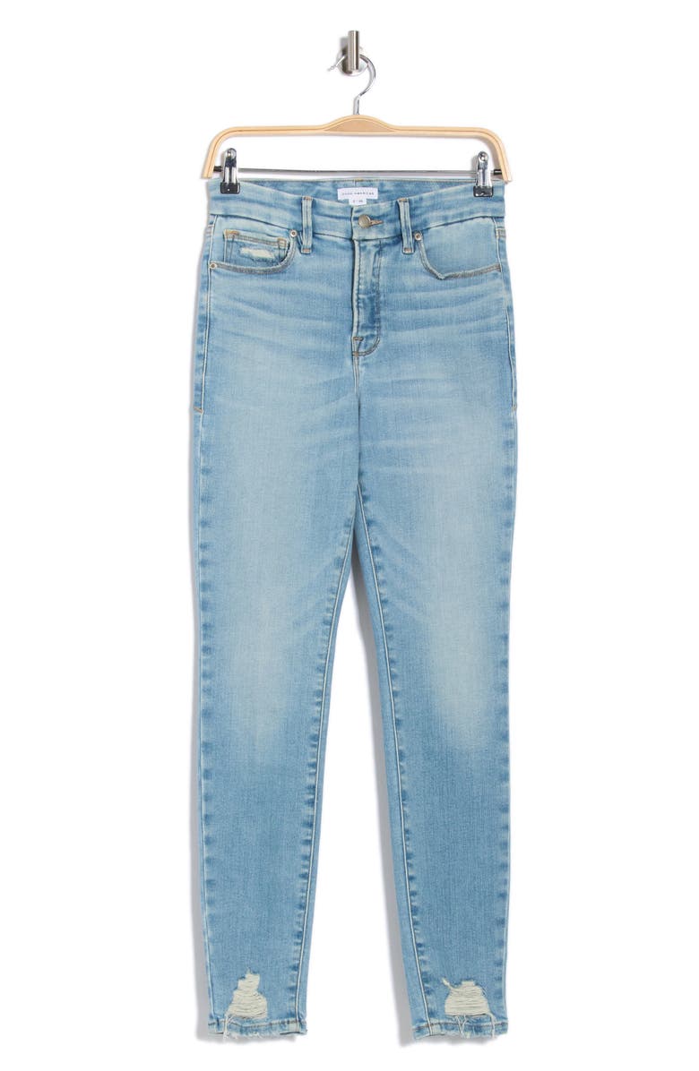 Good American SoftTech Good Legs Skinny Jeans, Alternate, color,