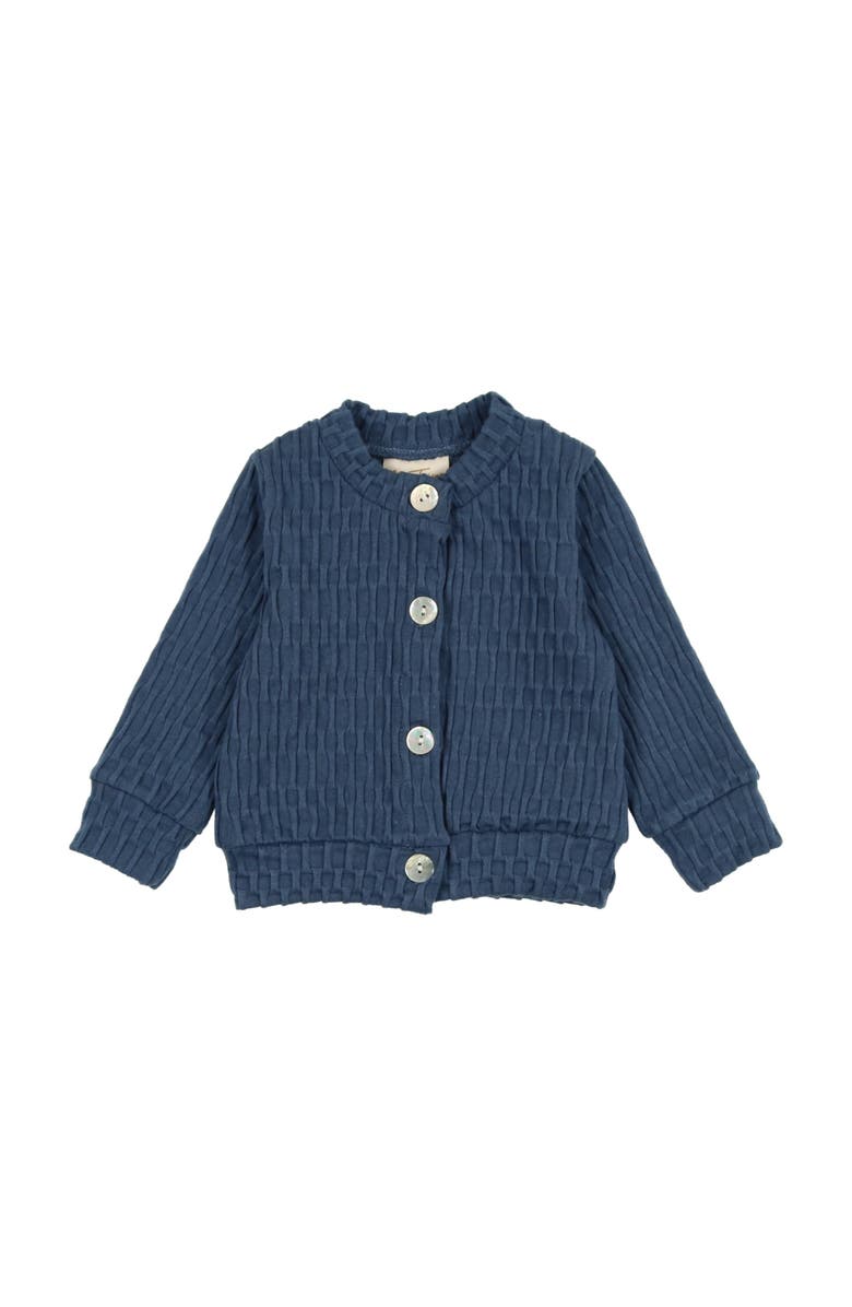 Mon Tresor Bebe Basket Weave Cardigan, Main, color, 