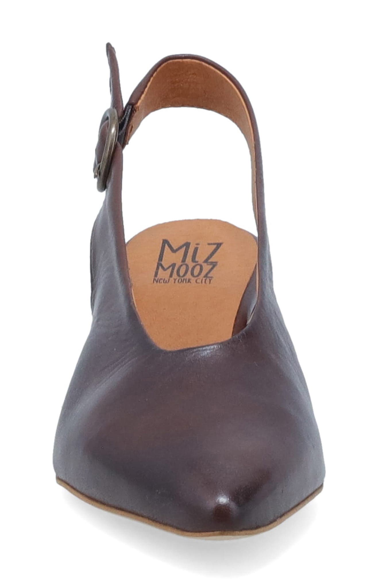 Haven Slingback Pointed Toe Pump, Alternate, color, BROWN