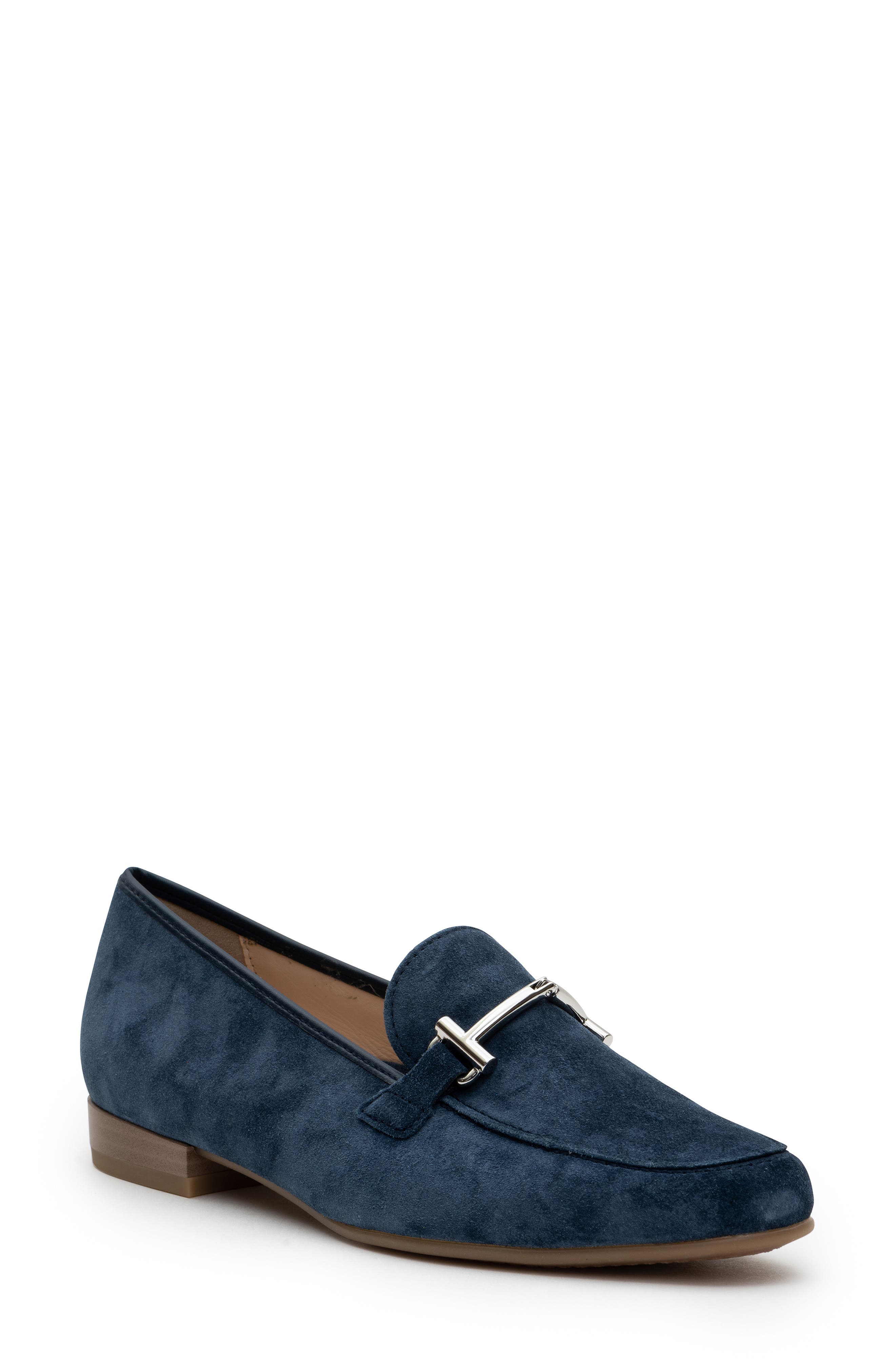 ara Kelowna Loafer in Indigo Velour 