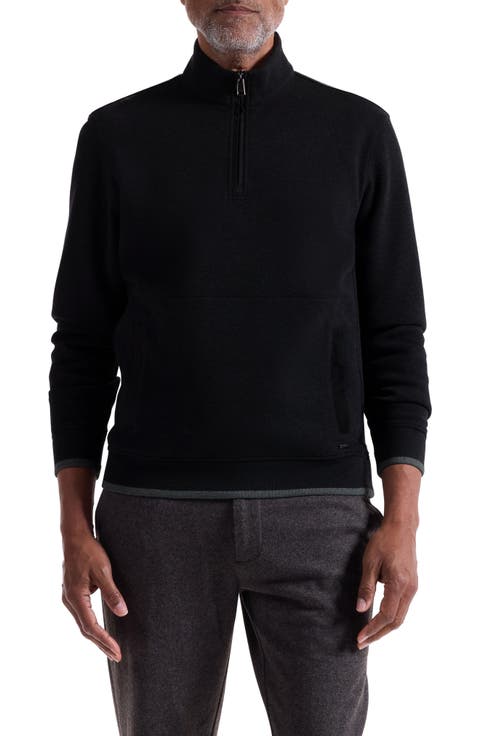 Heathered Quarter Zip Pullover