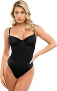 Popilush Shapewear Tummy Control Corset Thong Bodysuit
