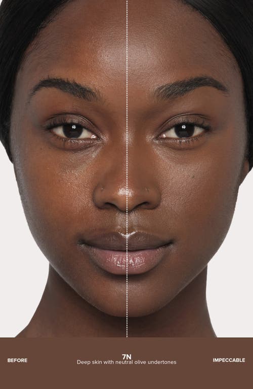 Anastasia Beverly Hills Impeccable Blurring Second-skin Matte Foundation In 7n Deep Neutral Olive