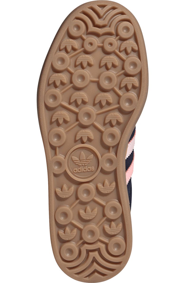 adidas Kids' Gazelle Bold Sneaker, Alternate, color, Night Indigo/ Pink/ Gold