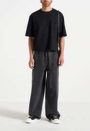 Manière De Voir Leon Boxy Cropped T-Shirt