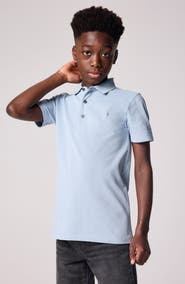 smALLSAINTS by ALLSAINTS Kids' Ramskull Embroidered Piqué Polo