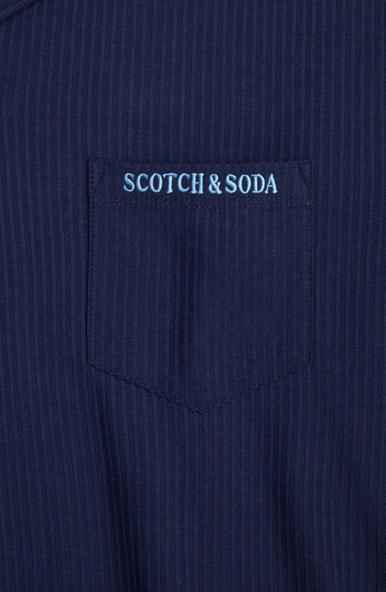 Scotch & Soda Johnny Collar Pocket Polo, Alternate, color, Maritime Blue