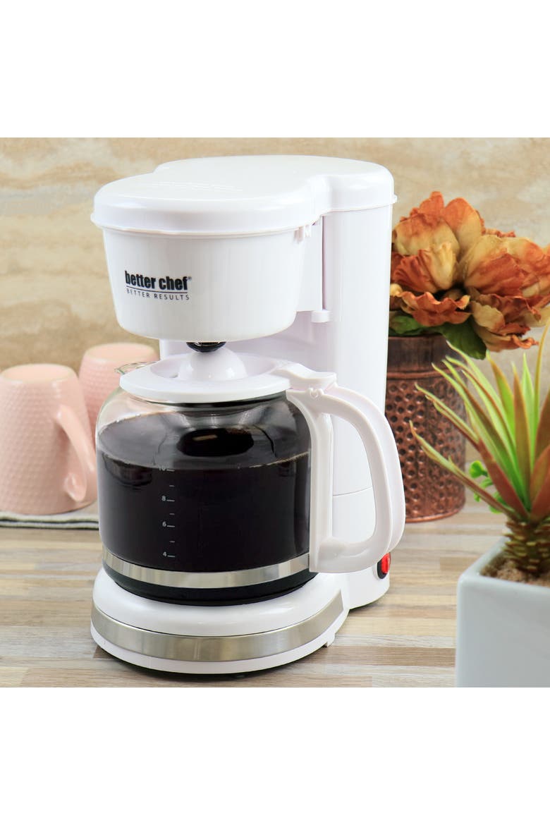 12 Cup 900 Watt Coffee Maker, Alternate, color, White