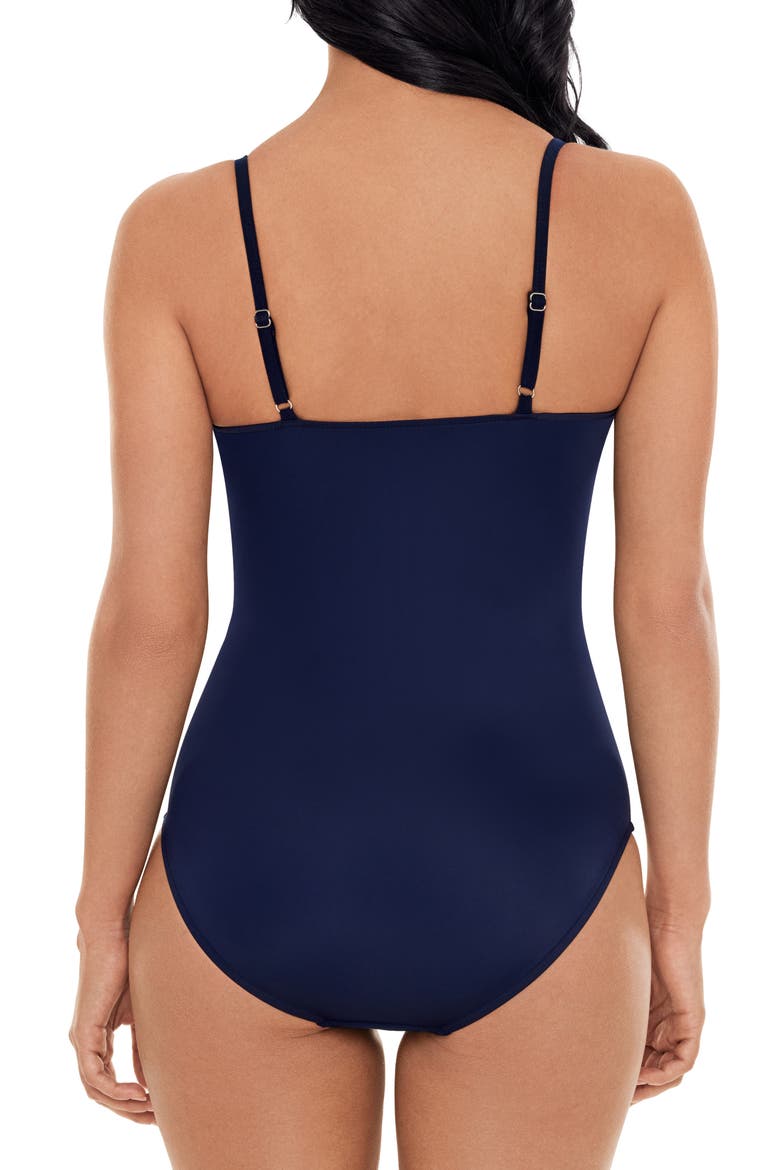 Isabel One-Piece Swimsuit, Alternate, color, NAVY BLUE
