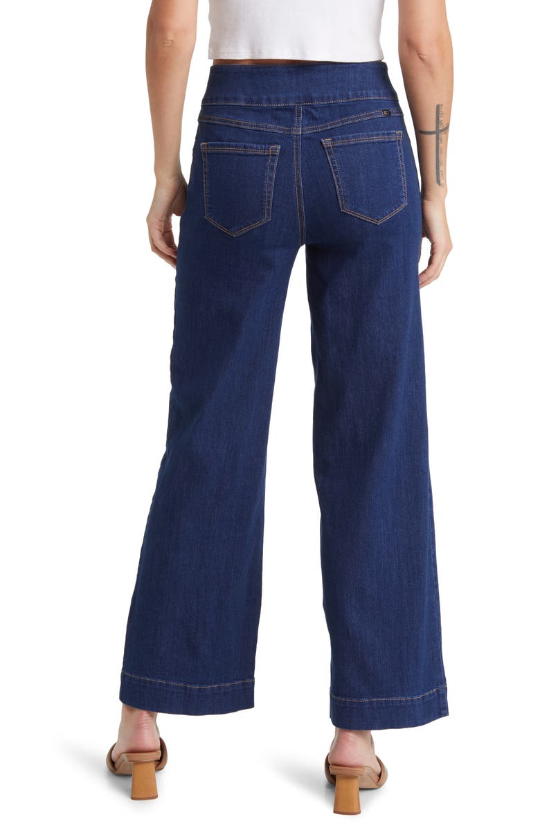 1822 Denim Two-Button High Waist Wide Leg Jeans, Alternate, color, 