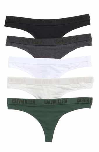 Monochrome 5-Pack Thongs