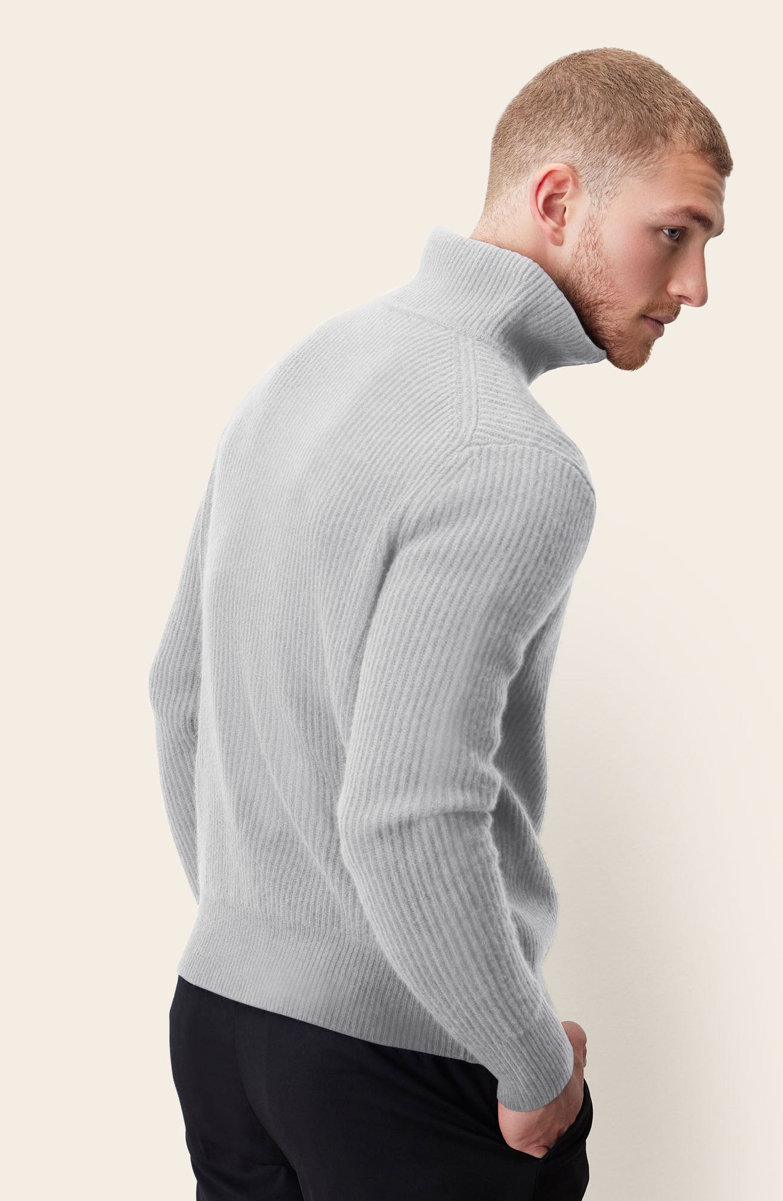 Shane Cashmere Quarter Zip Pullover - image 4
