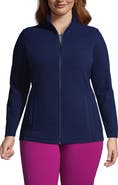 Lands' End Anyweather Fleece Full Zip Jacket