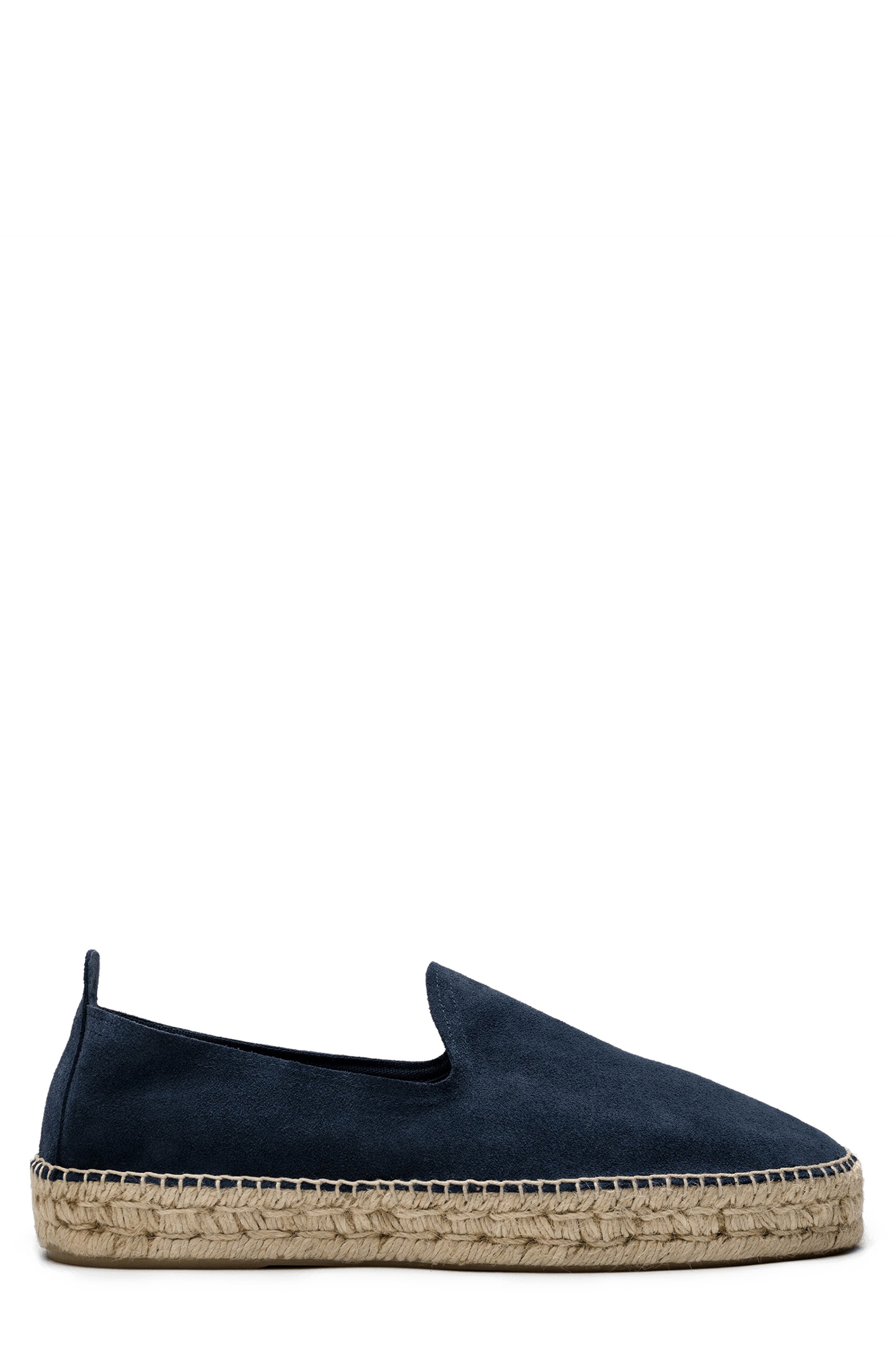 MORJAS The Espadrille, Alternate, color, Navy Suede