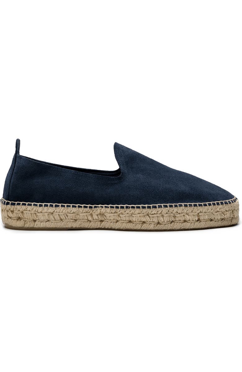 MORJAS The Espadrille, Alternate, color, Navy Suede