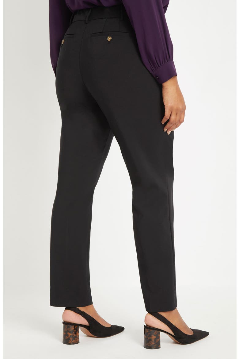 Kady Fit Double Weave Pant, Alternate, color, BLACK