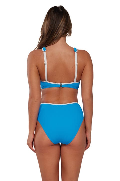 Astrid High Waist Bikini Swim Bottoms