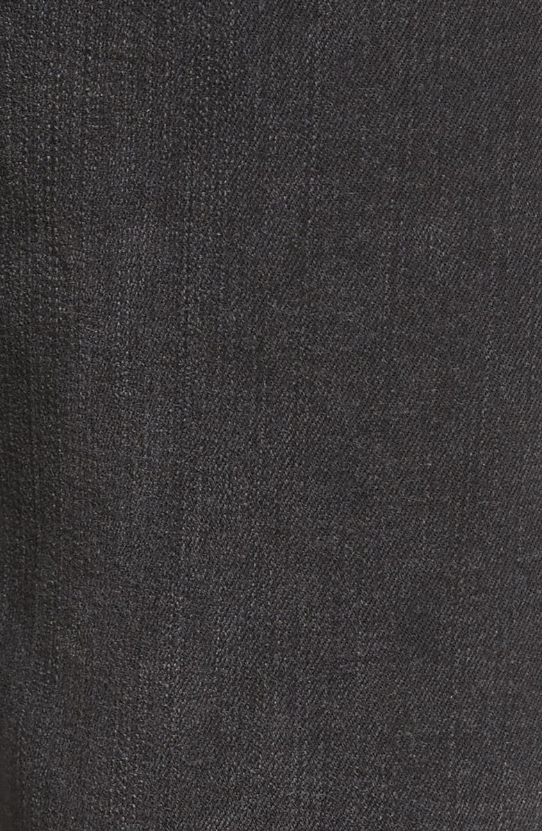 FRAME Le High Straight High Rise Feather Hem Jeans, Alternate, color, 