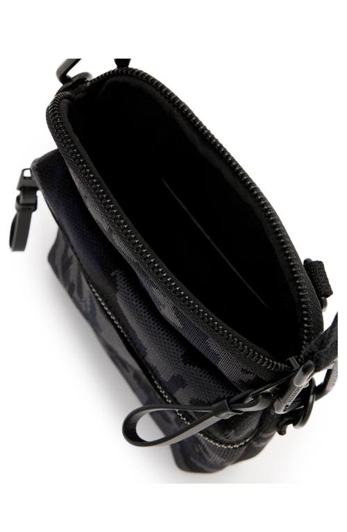 Shop Allsaints Falcon Pouch In Camo Blue
