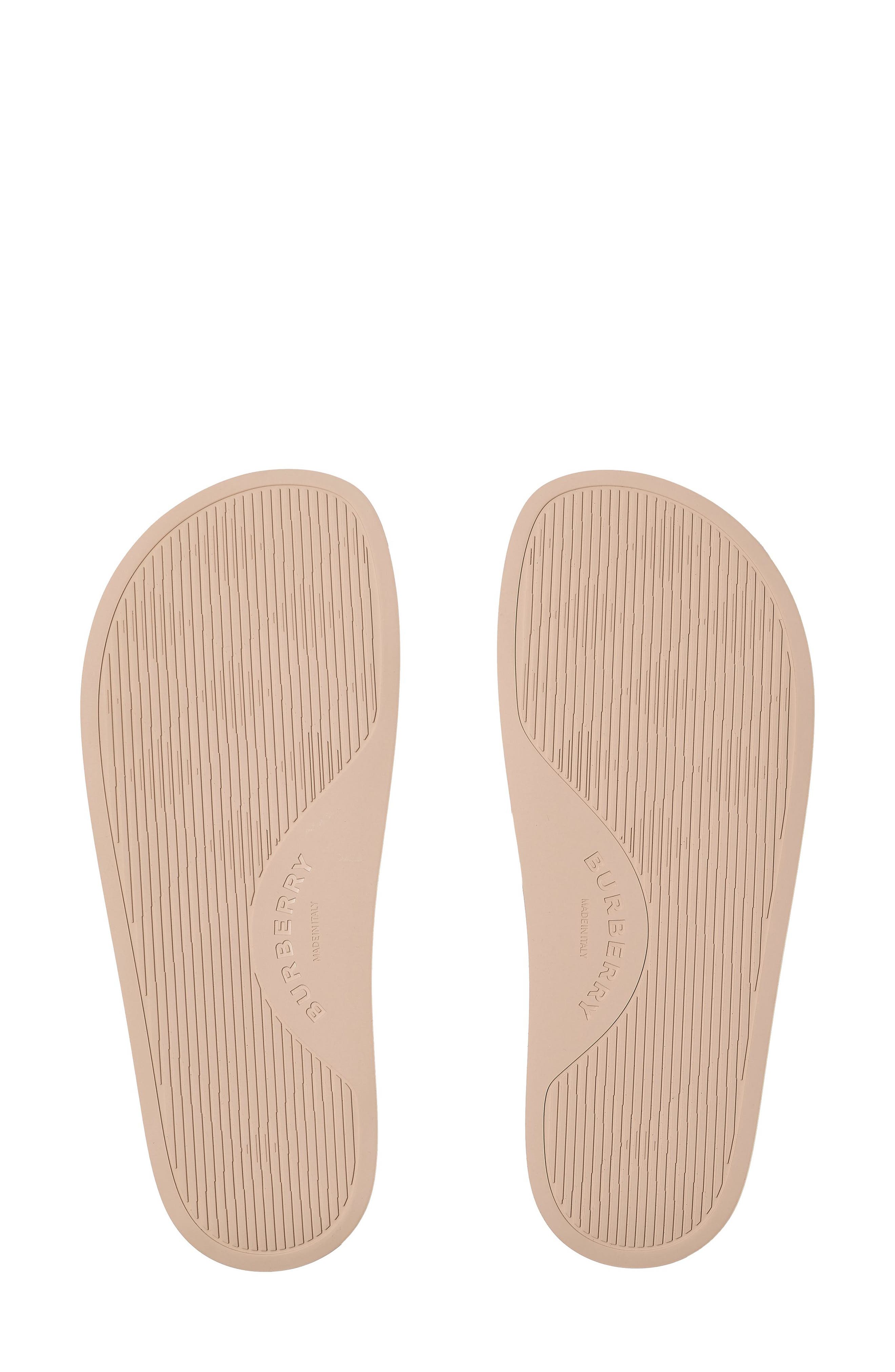 Burberry Furley Check Slide Sandal, Alternate, color, Teacup Ip Check