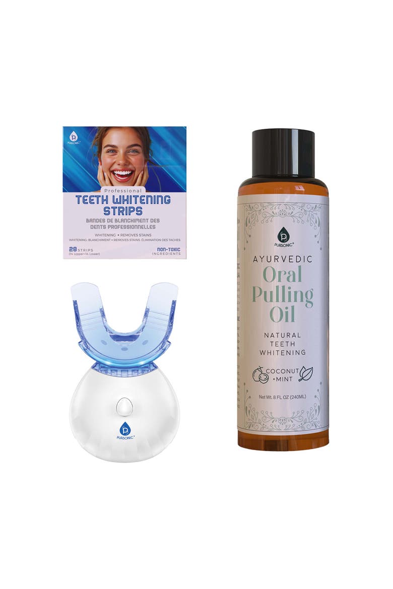 Advanced Teeth Whitening & Ayurvedic Oral Care Bundle, Main, color, White