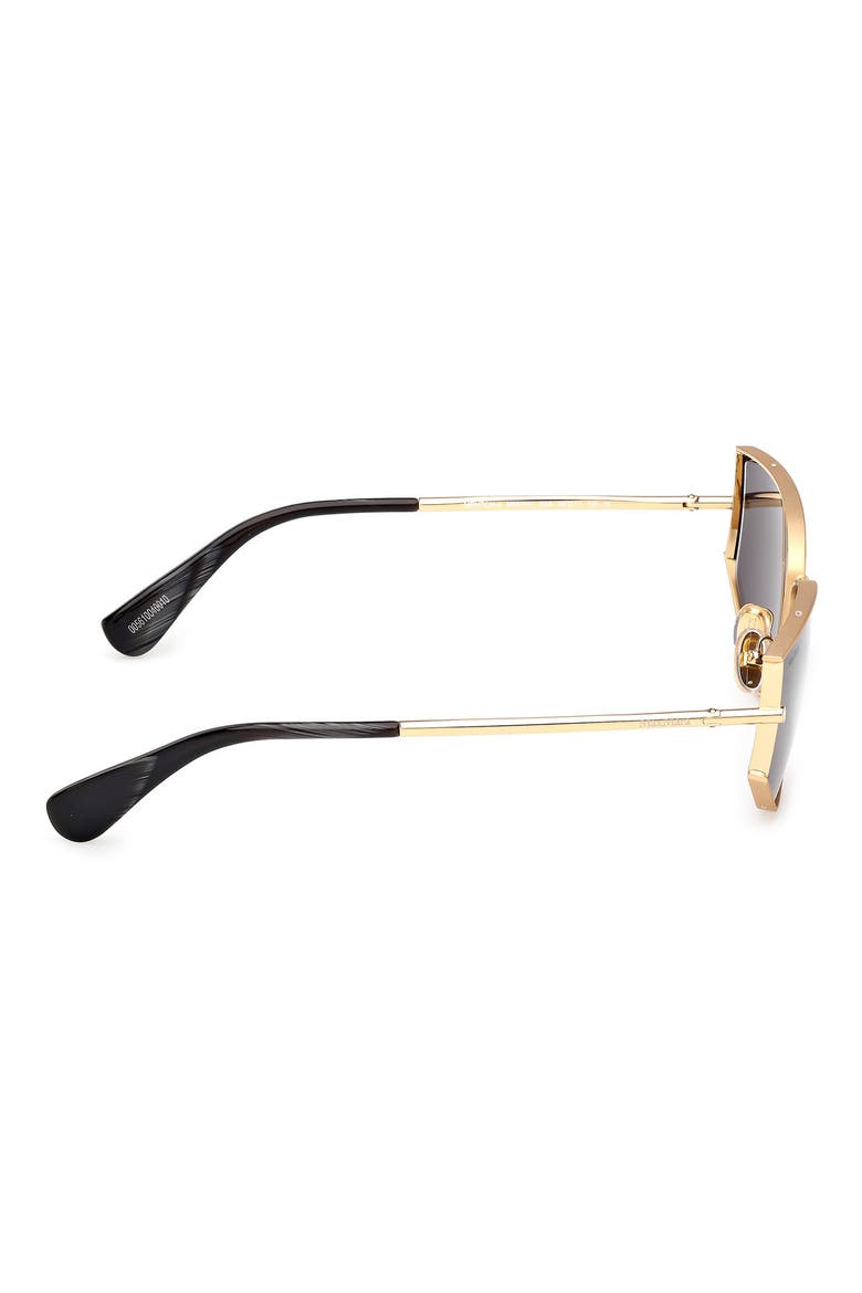 Menton 58mm Cat Eye Sunglasses, Alternate, color, DEEP GOLD/ BLACK HORN/ SMOKE