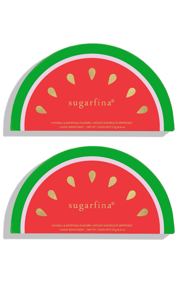 sugarfina 2-Piece Watermelon Candy Bento Box Duo, Alternate, color,