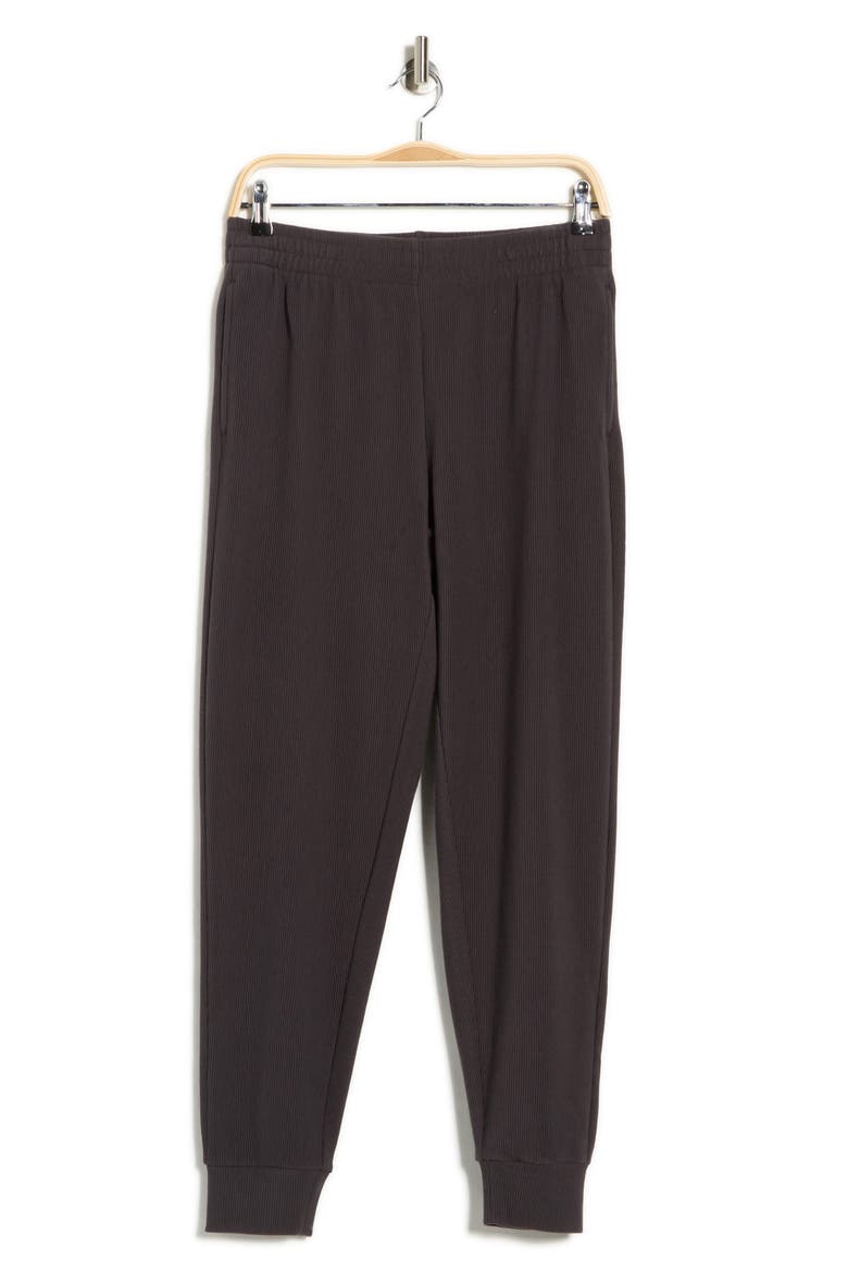Eden Ottoman Ribbed Joggers, Alternate, color, DARK WASHED GREY
