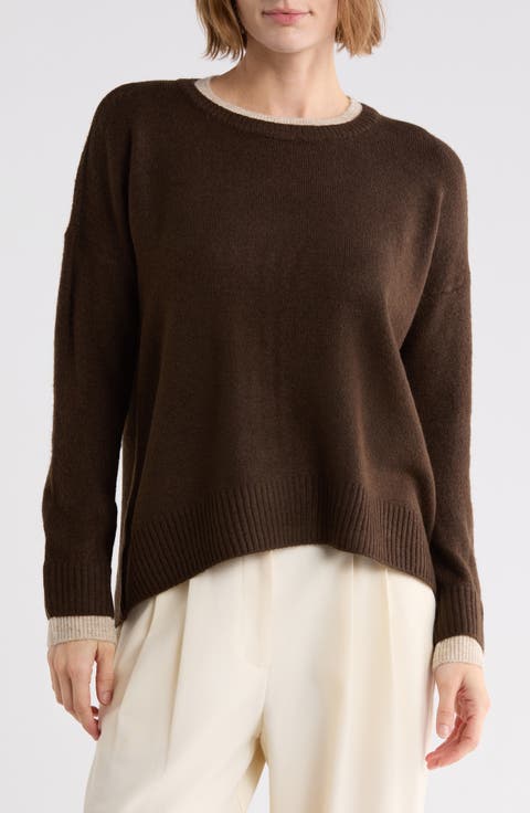 Tipped Crewneck Sweater