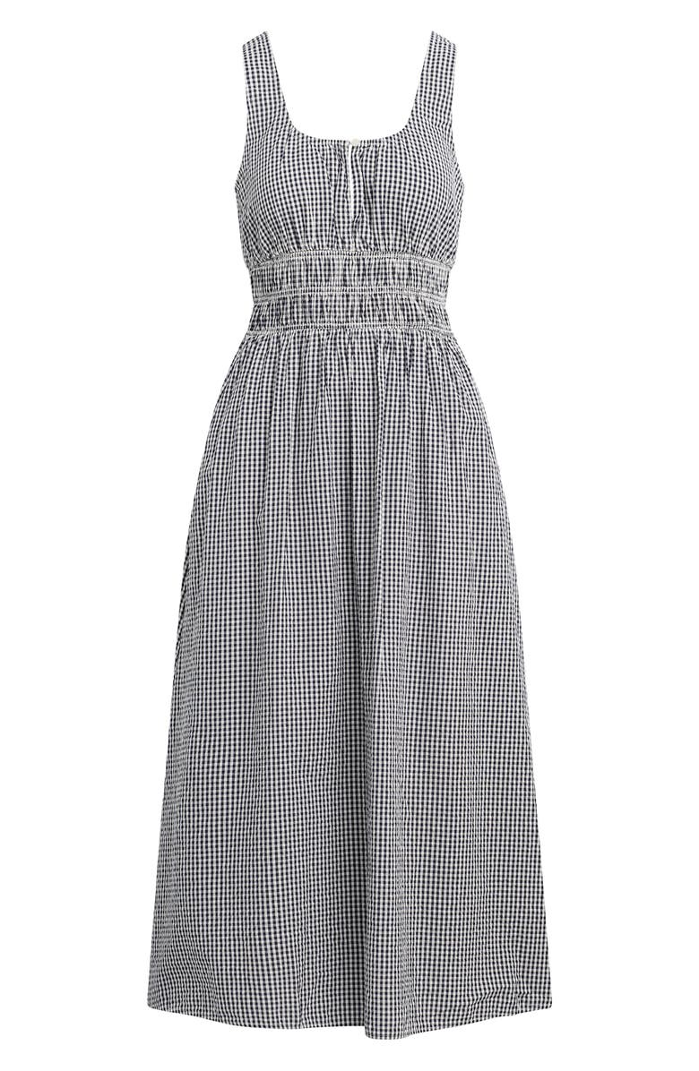 Favorite Daughter The Sleeveless Swoon Dress, Alternate, color, Navy/ White