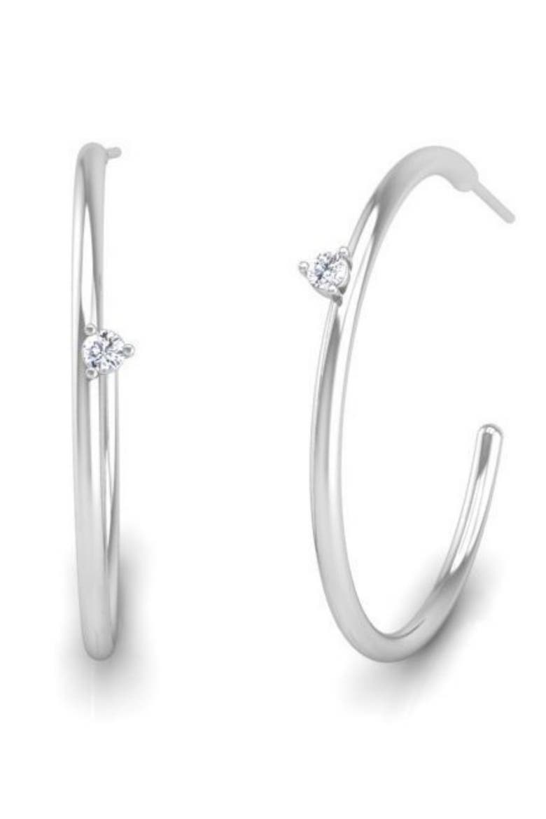 Maxi Solo Hoop, Main, color, Silver