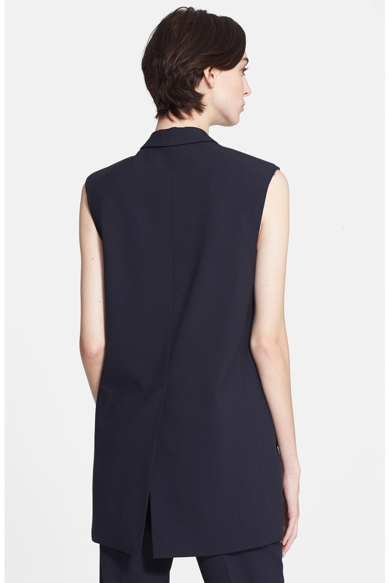 'François' Oversized Wool Vest, Alternate, color, DARK NAVY