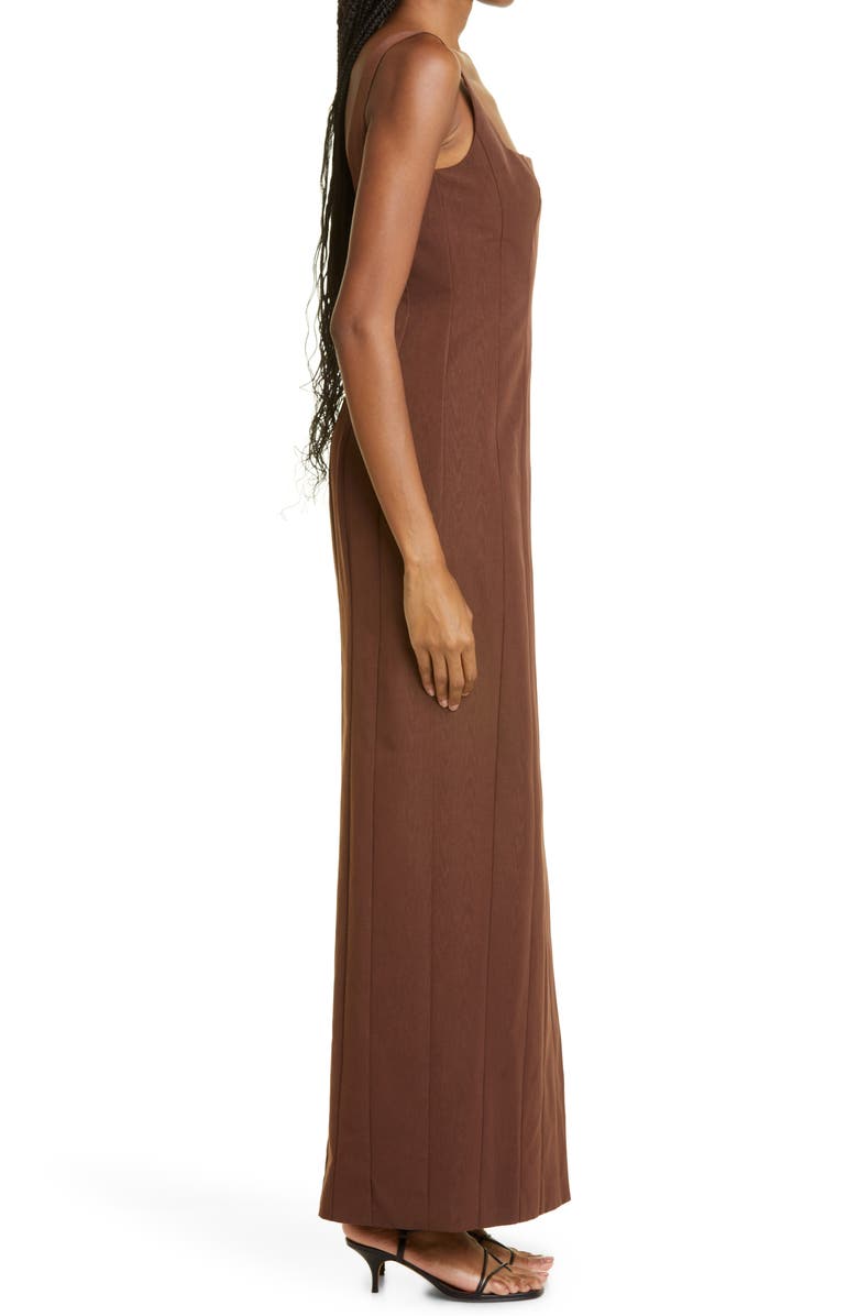 STAUD Portrait Seamed Sheath Dress, Alternate, color, 