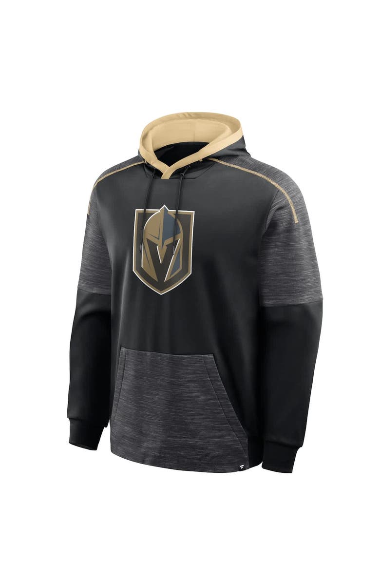 FANATICS Men's Fanatics Black Vegas Golden Knights Goaltender Defender Pullover Hoodie, Alternate, color, Black