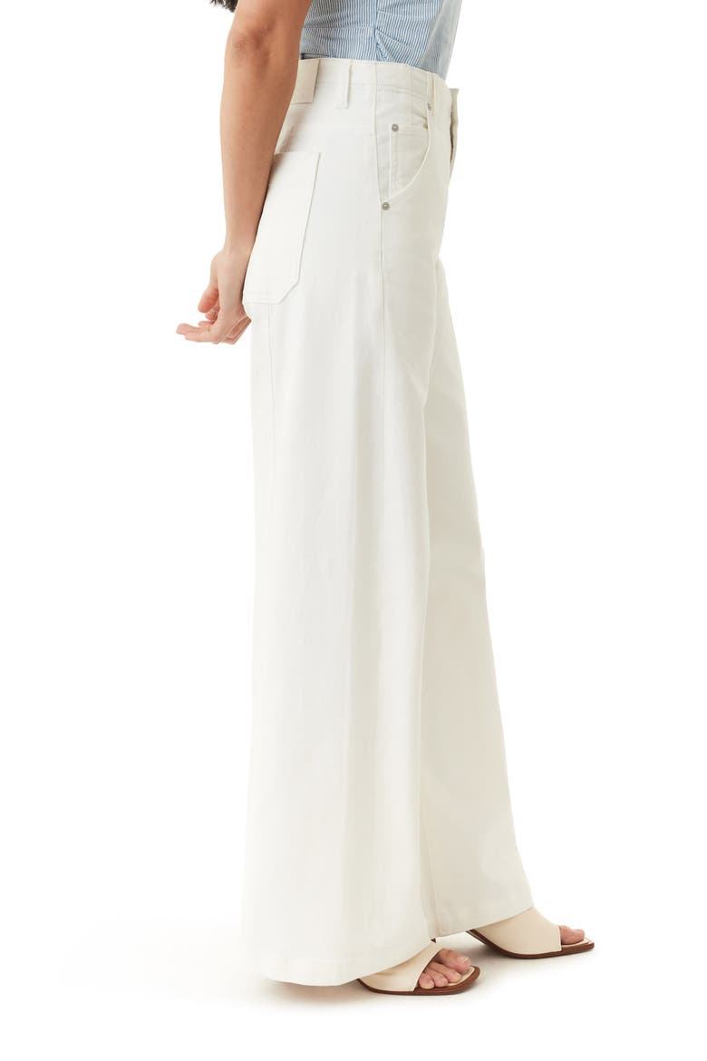 Aiden Relaxed Barrel Leg Jeans, Alternate, color, WHITE