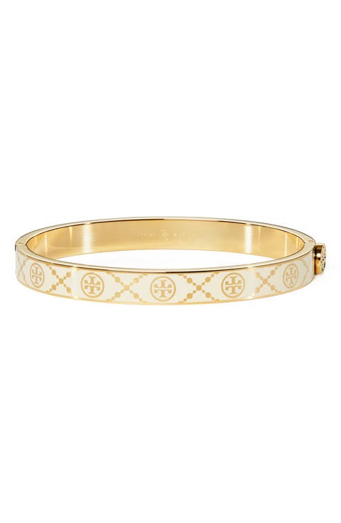 Icon T Monogram Hinge Bracelet