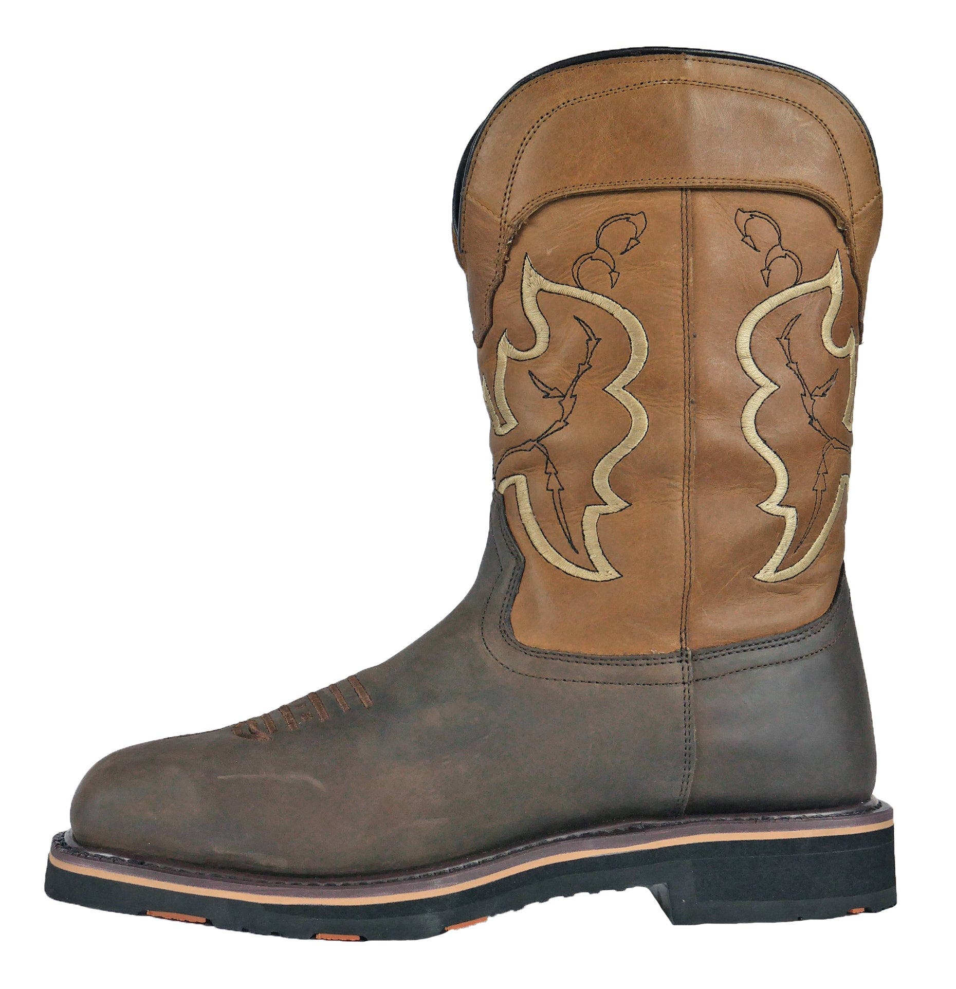 Hoss Boot Company HOSS Showdown 11 Inch Western Composite Toe Work Boot, Alternate, color, Brown