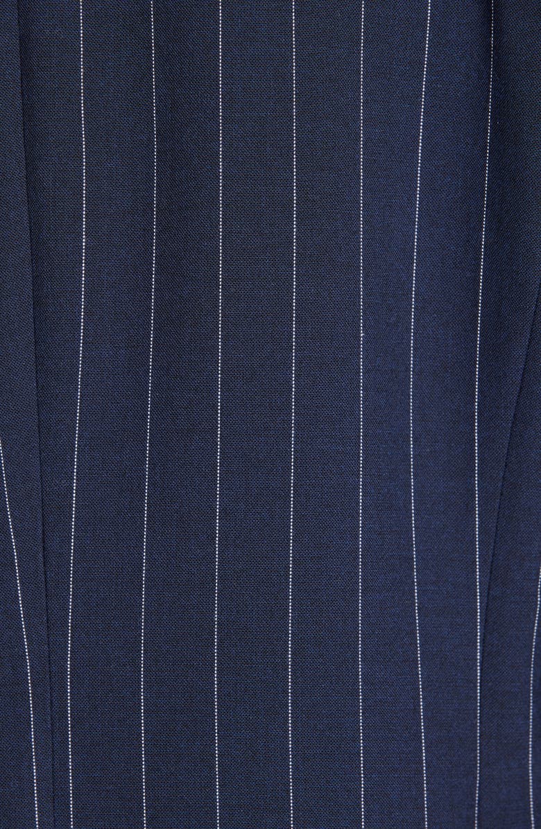 Ganni Stripe Suiting Blazer, Alternate, color, 