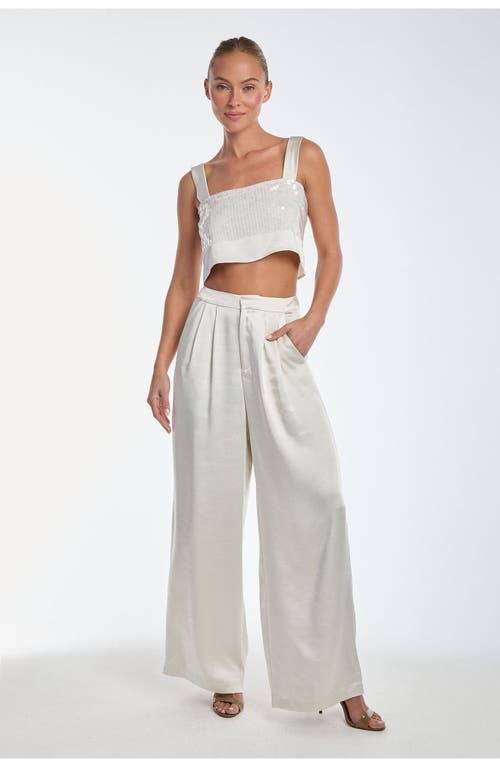 NOLI YOGA THE NOLI SHOP ZOEY SEQUIN CROP TOP 