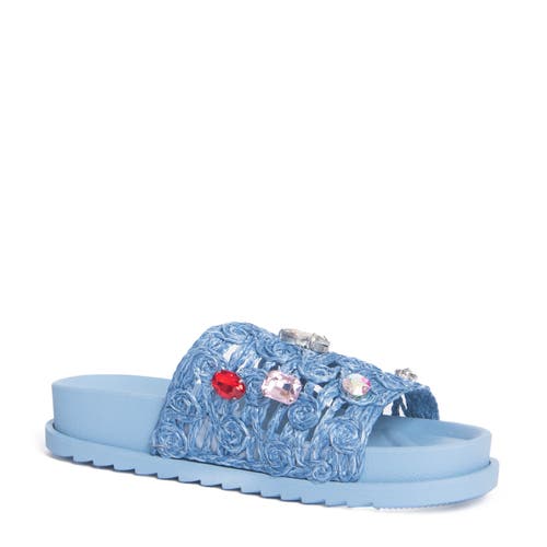 Lauren Lorraine Rose Sandal In Blue