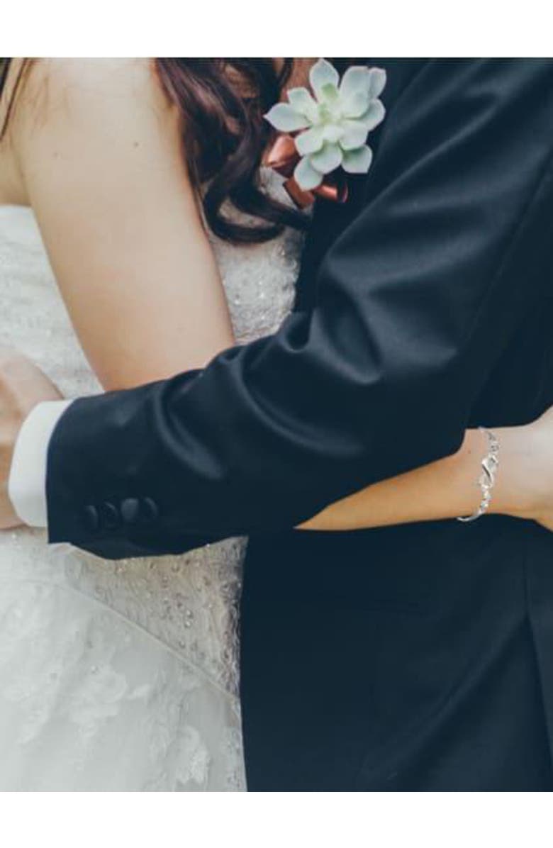 Hollywood Sensation Infinity Bracelet, Alternate, color, Silver