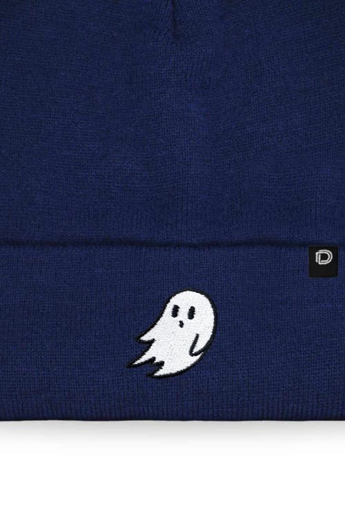 Dalix Ghost Beanie In Navy Blue